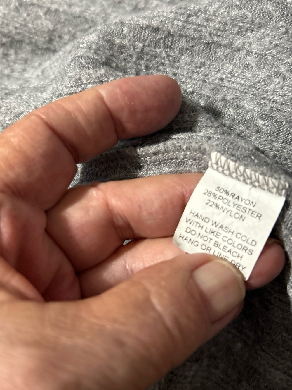 Lightweight Gray Open-Front Ribbed Women's Cardigan - Picture 5 of 5